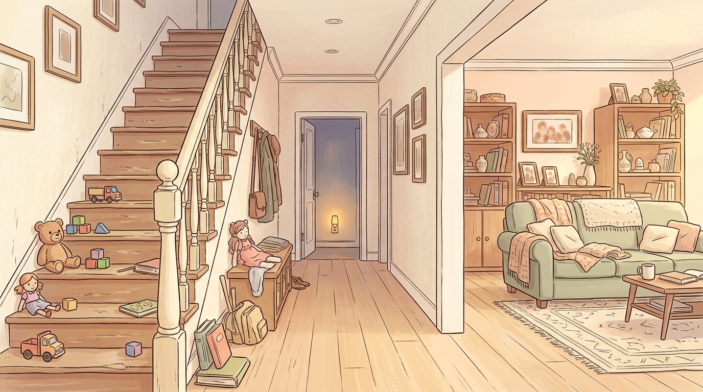Maple Street House — location art