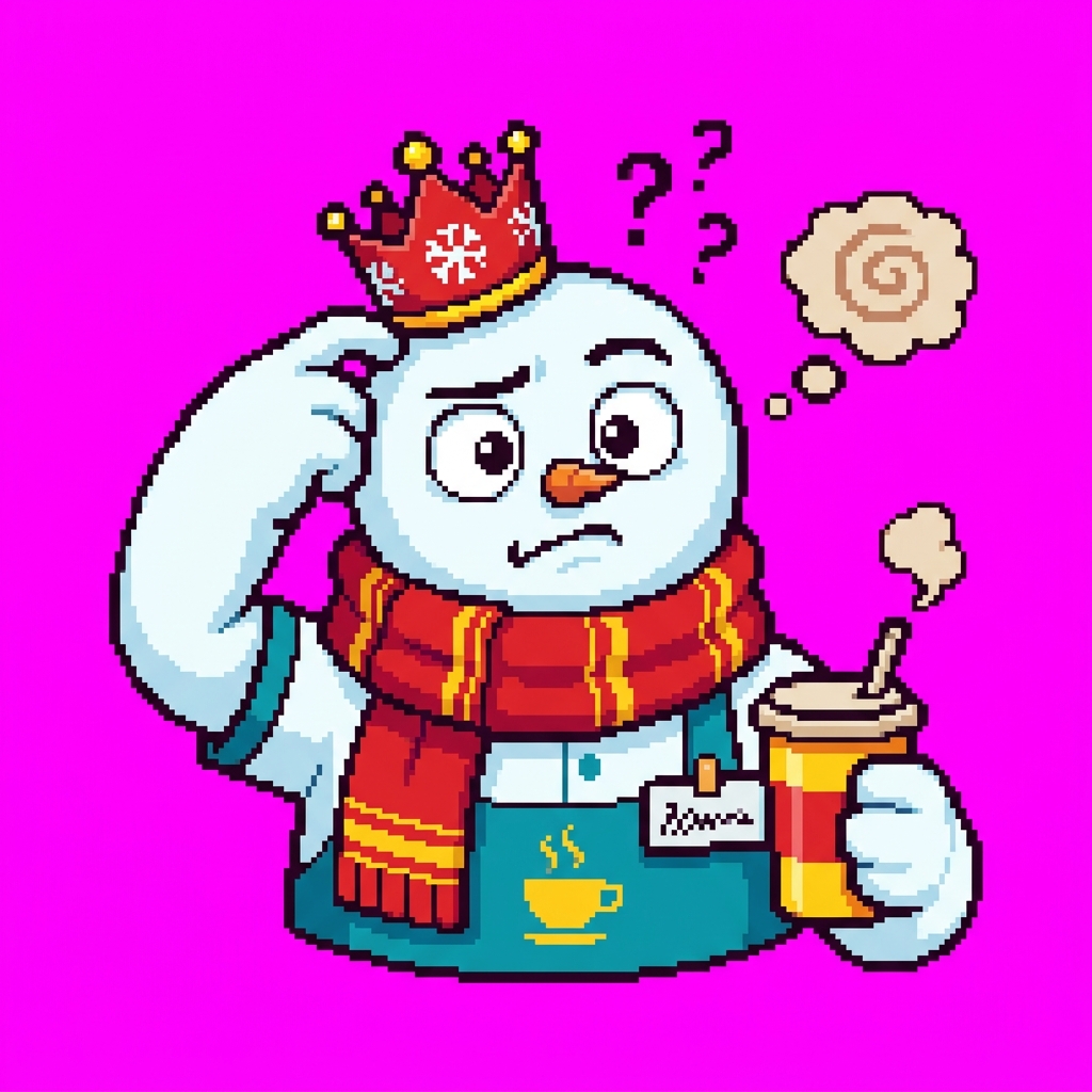 Dependiente Snow King · Confundido