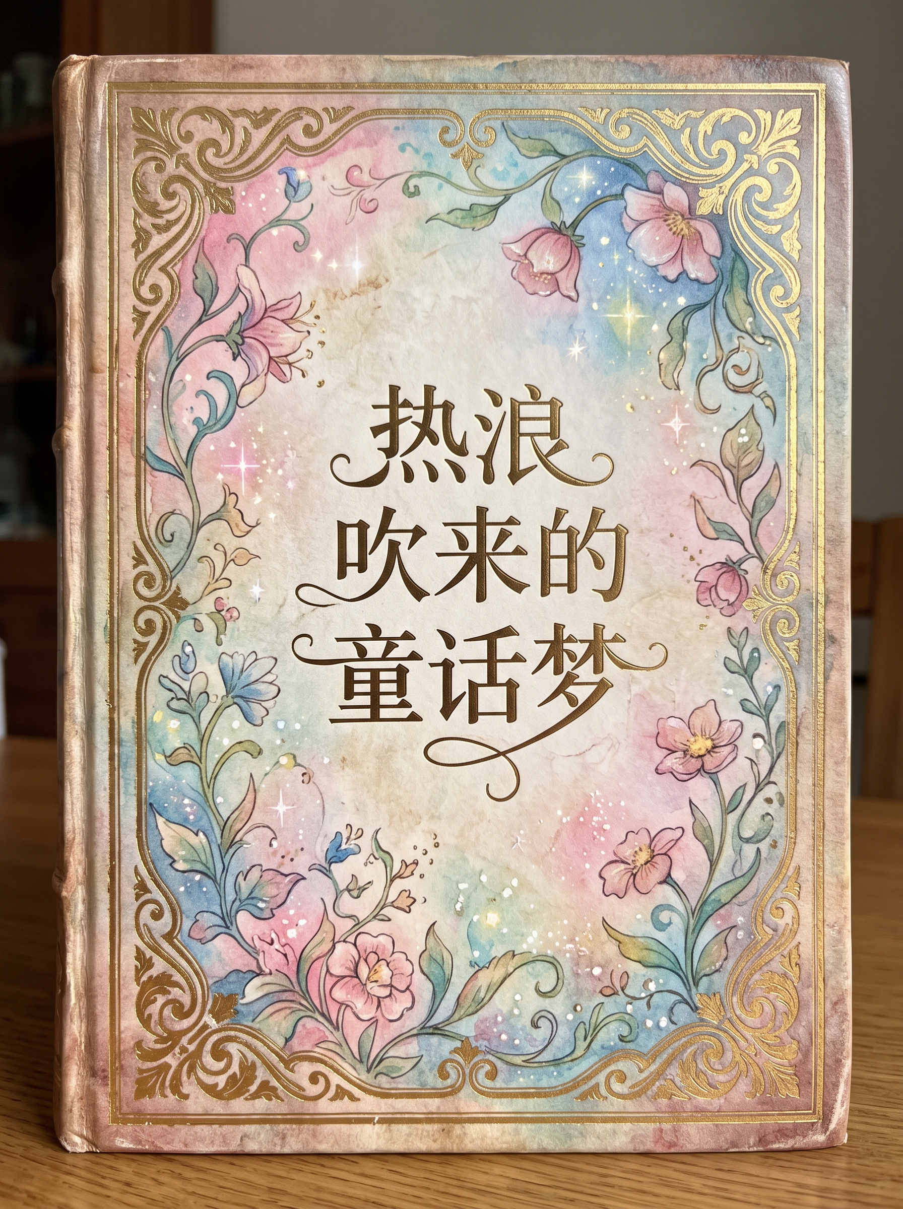 La couverture du livre d'histoires de contes de fées qui encadre le MV