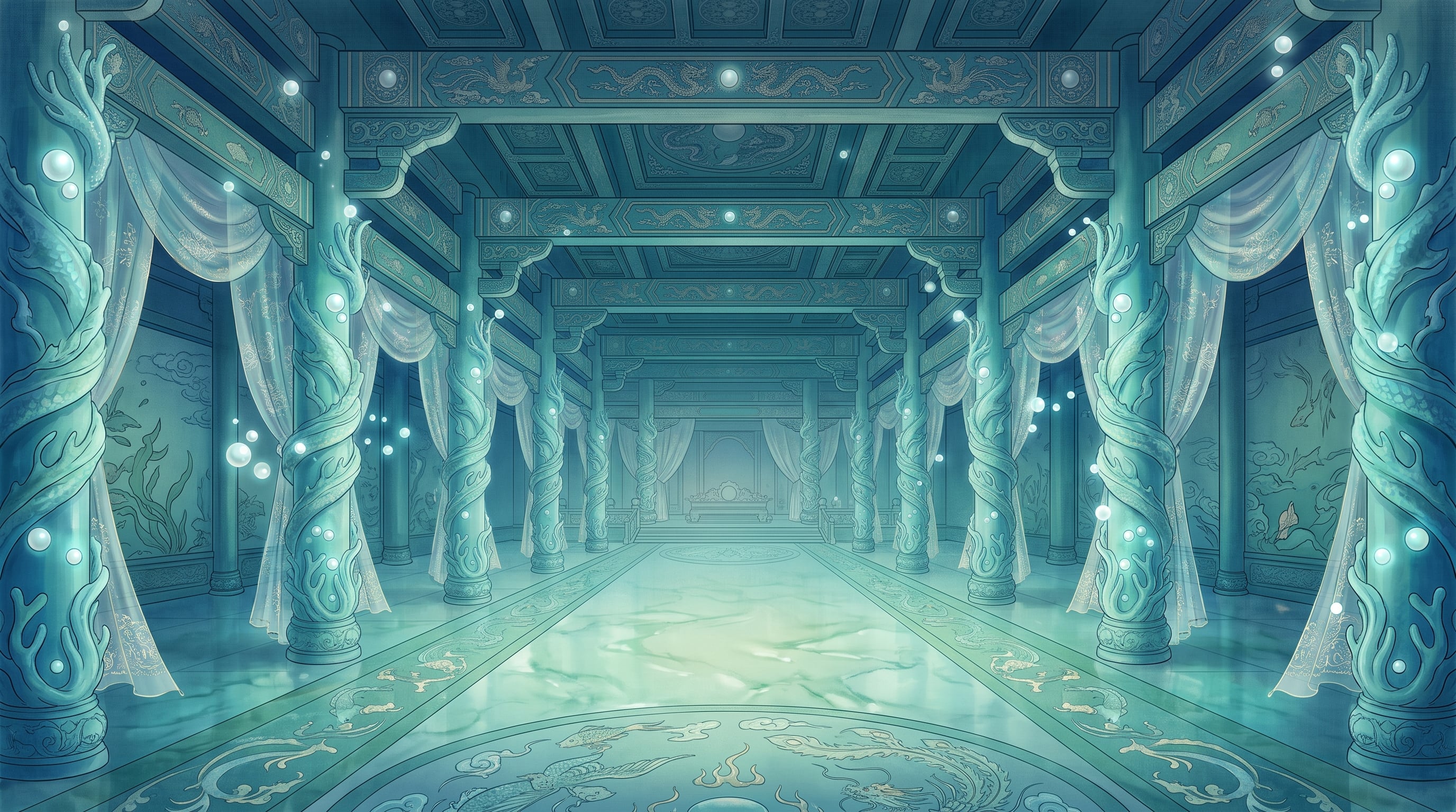 Hintergrund: Drachenpalast