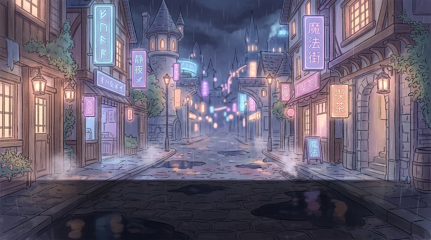Midnight Brew — título de noche lluviosa