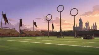 Décor — la pelouse d'entraînement