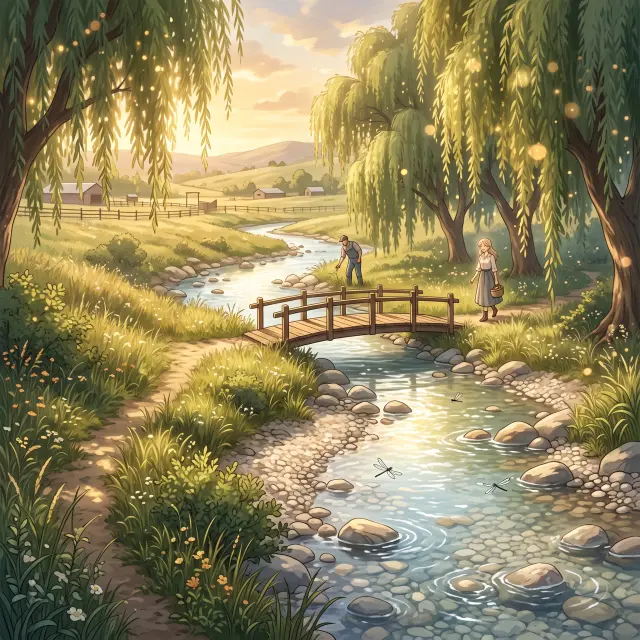 Fondo de escena — el arroyo