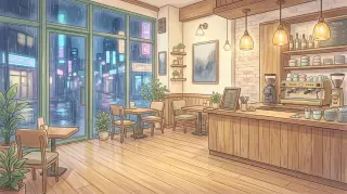 Стойка кофейни After Hours Coffee