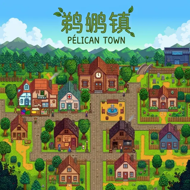 Pelican Town location art