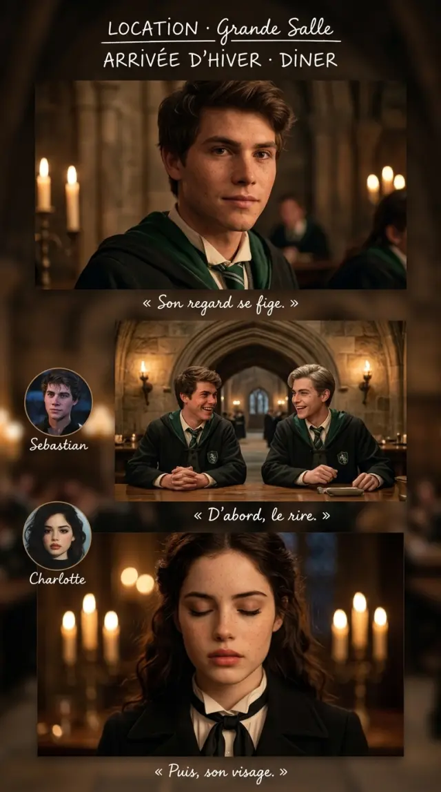Referência semente — painel de pitch p2 (olhar de Sebastian + revelação do rosto de Charlotte)