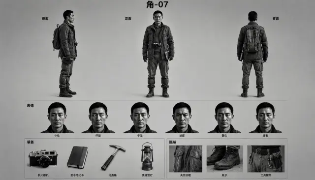 Bureau Nine — Referenzblatt der Ermittlerin Jiao-07
