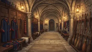 Décor — le vestiaire