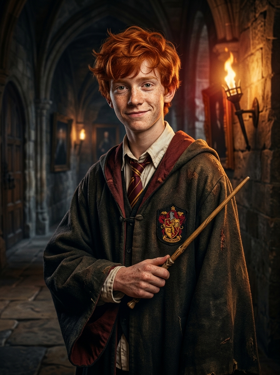 Hook frame — Hogwarts portrait night-shift