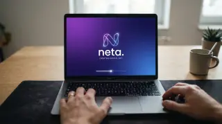 시드 참조 — 더 스크린: neta.art 스플래시 화면
