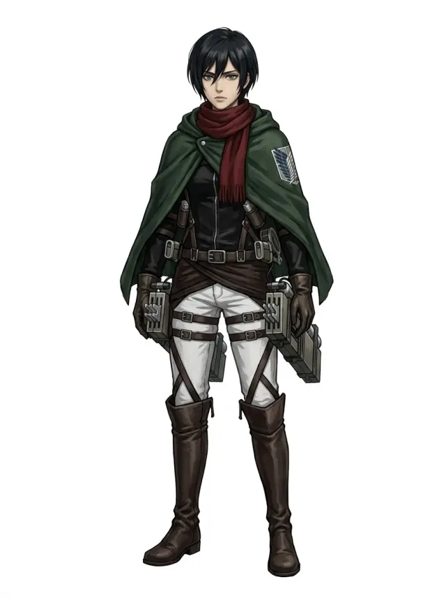 Mikasa Ackerman neutral sprite