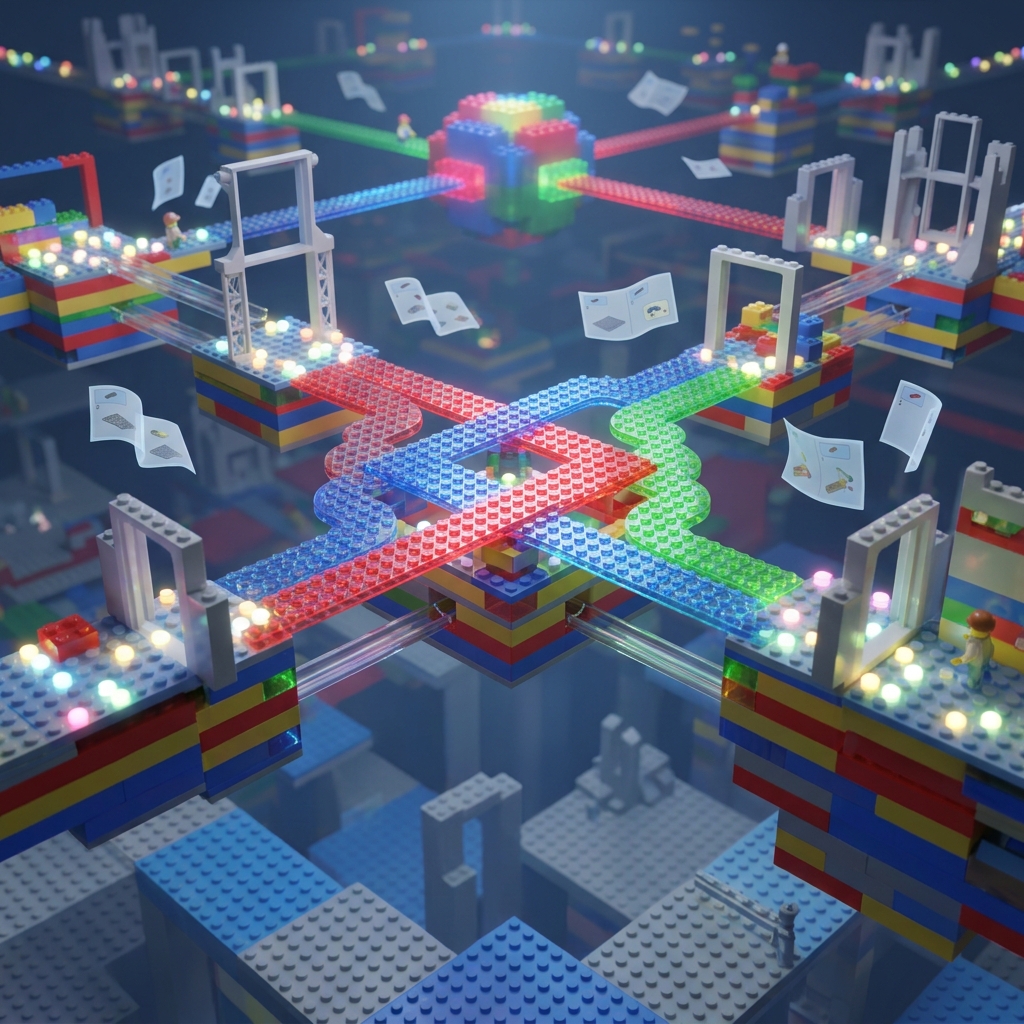 The Infinite Brick Grid
