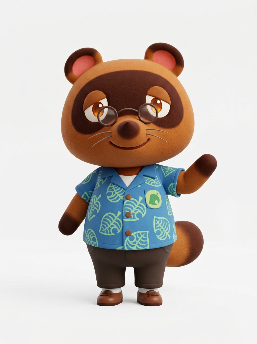Tom Nook — warmes Sprite
