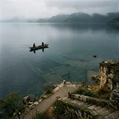 Lago Fuxian, em Yunnan