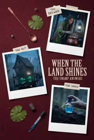 Referenzbild – When-the-Land-Shines-Pinnwand-Pitch-Board