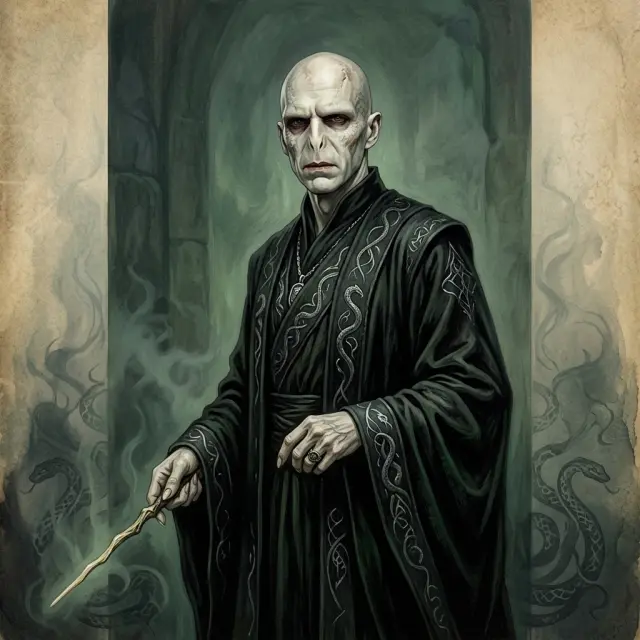 The Choice in the Shadows — world reference art: Albus Dumbledore