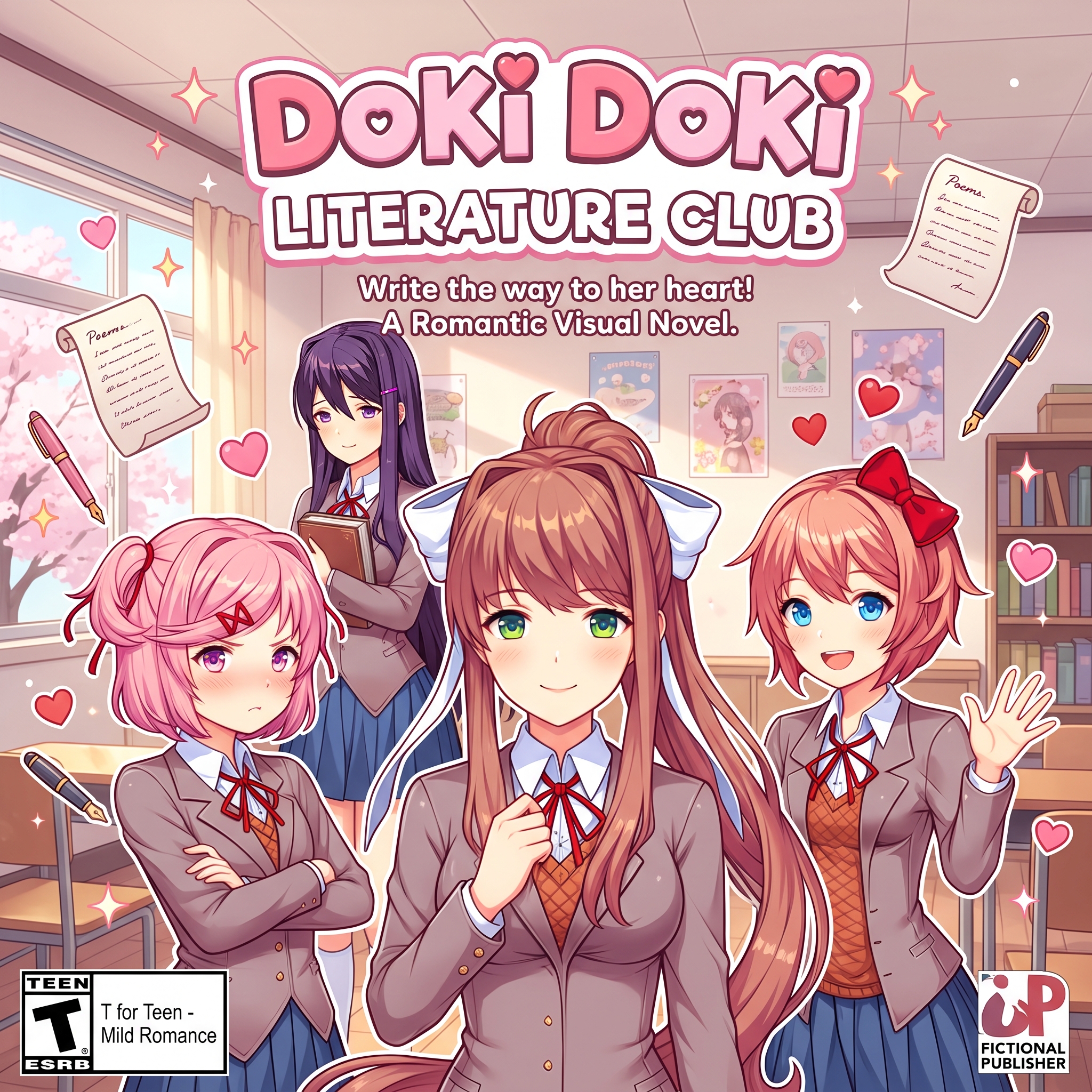 Doki Doki Literature Club Simulator — Poetry, Romance and Hidden Depths at the Writing Desk