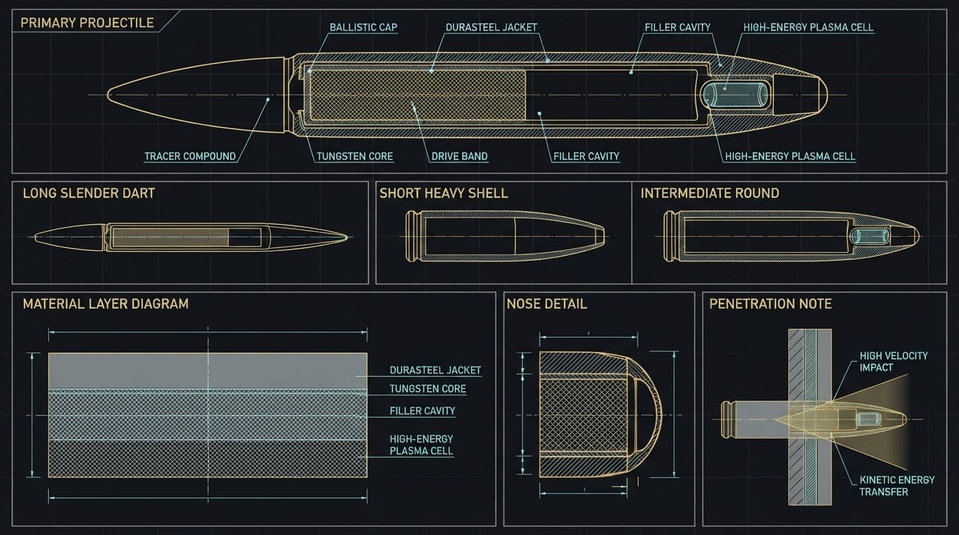 Tungsten and Plutonium Shells
