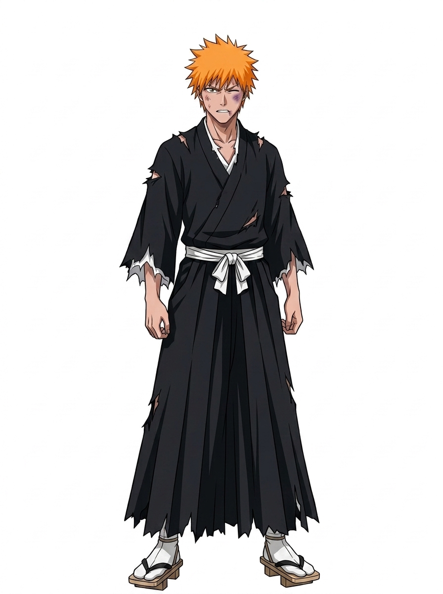 Ichigo Kurosaki injured sprite