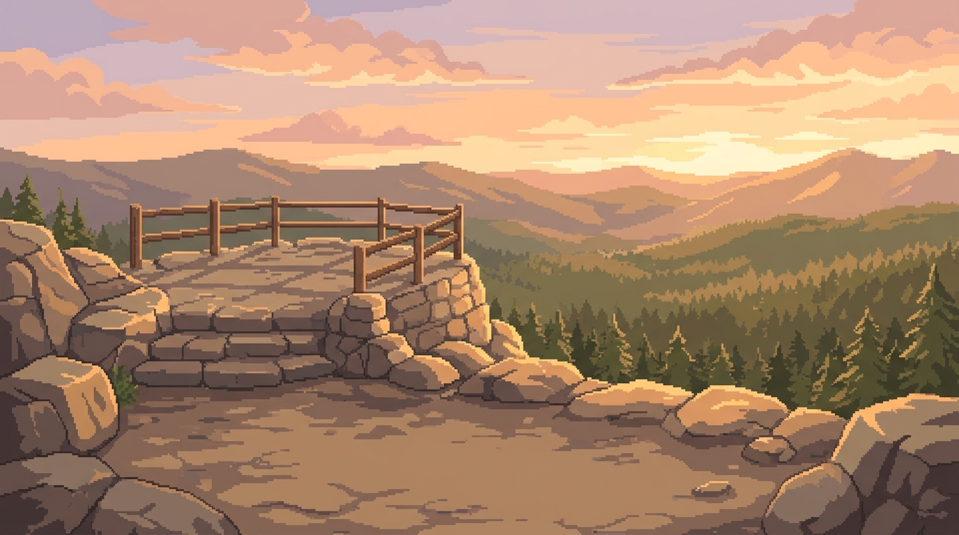 Hawk Peak Titel-Hintergrund