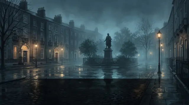 Cenário de fundo da Praça de Dublin