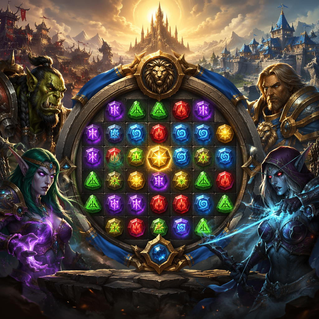 Ligação de Runas de Azeroth — Puzzle de Warcraft III
