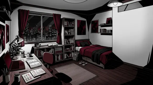 Death Note scene art