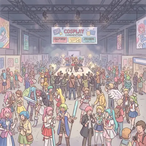 角色扮演展会场