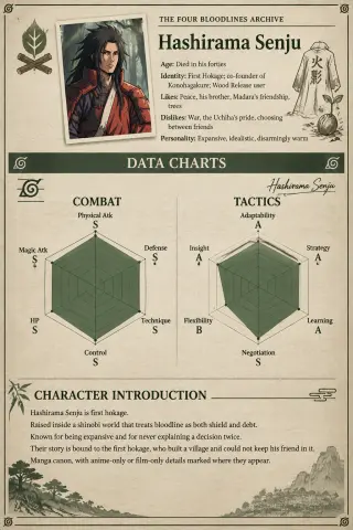 Hashirama Senju — profile card