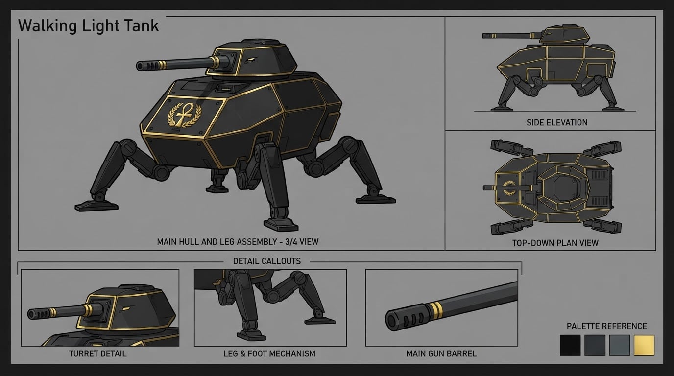 Walking Light Tank