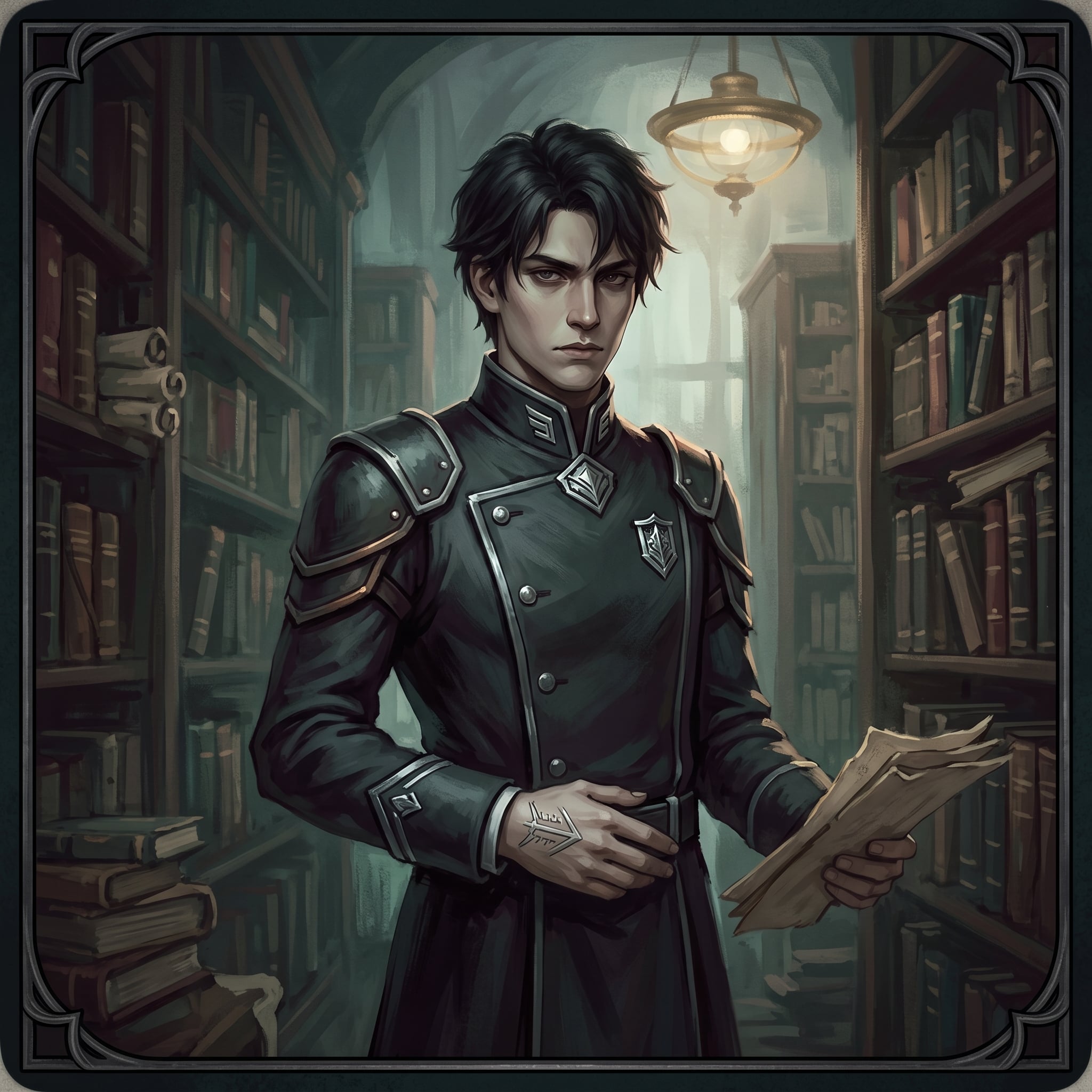 Cartão de personagem de Houren