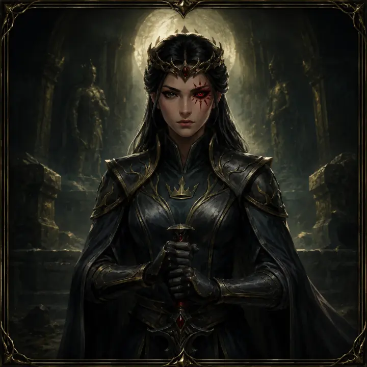 Charakterkarte Yinluo aus der Blood-Oath-Beziehungskarte