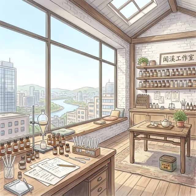 素材——闻溪工作室，调香工作室