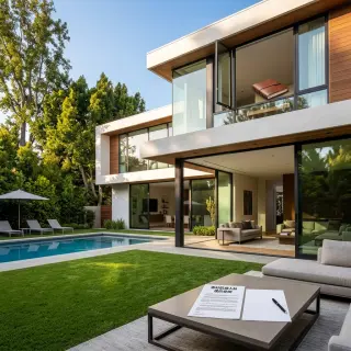 Welt-Referenz – Cover-Art der Brentwood-Villa