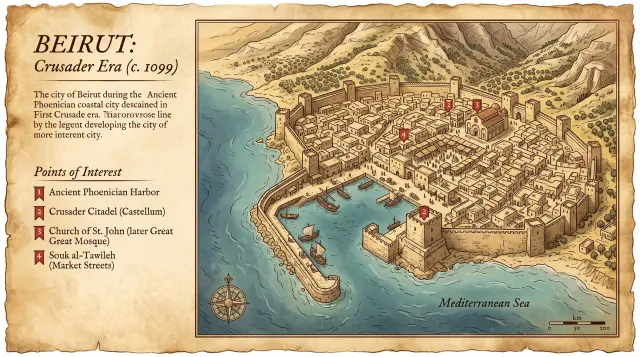 Beirut — map detail view