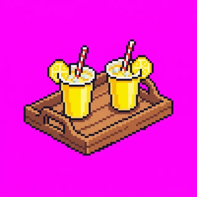 Two-cup lemonade tray — item tile