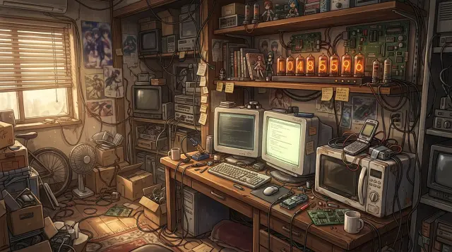 Steins;Gate — Lab with Divergence Meter