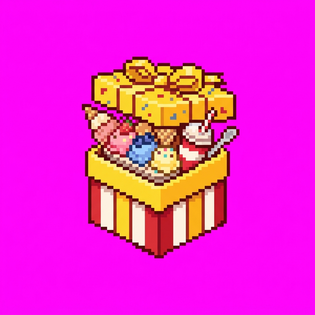 Caja de regalo de fiesta de helados — ficha de artículo