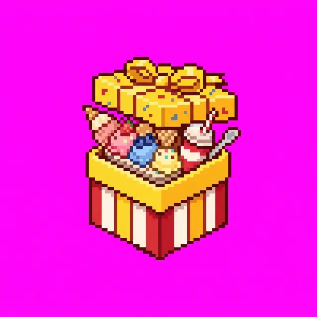 Ice cream party gift box — item tile