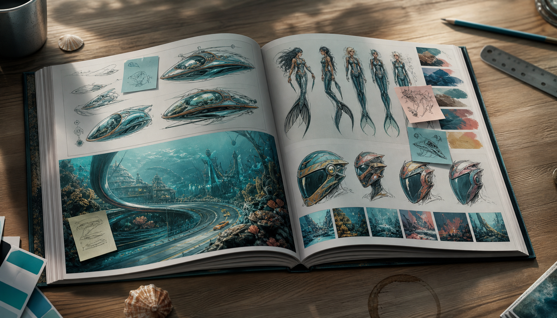 World Artbook Photo — amostra, Liga de Corridas de Sereias
