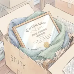Le diplôme encadré