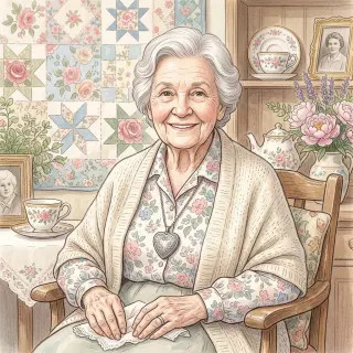 Carte de portrait d’Edith