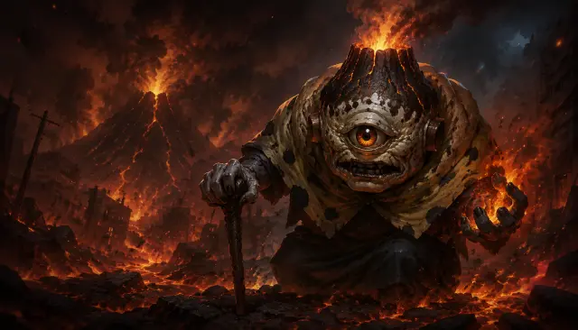 Jogo volcanic curse splash