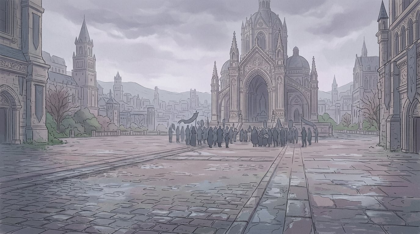 Funeral square background