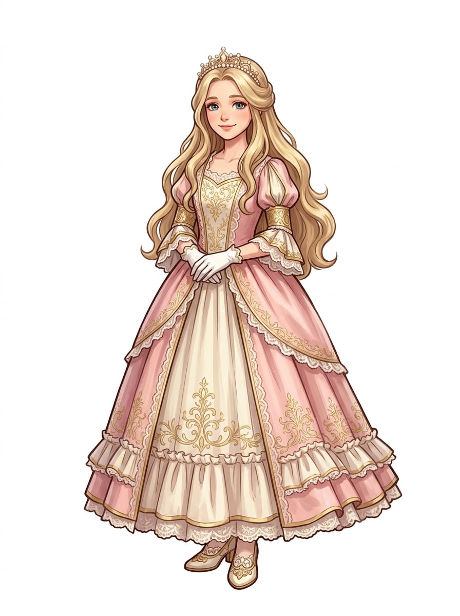 Princess Gwaelin neutral sprite