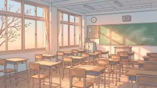 Cosplay Dream — high school classroom after hours