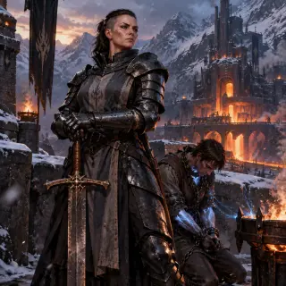 Idra Kolgrim, Warden-Commander — Key Visual (GPT Image 2)