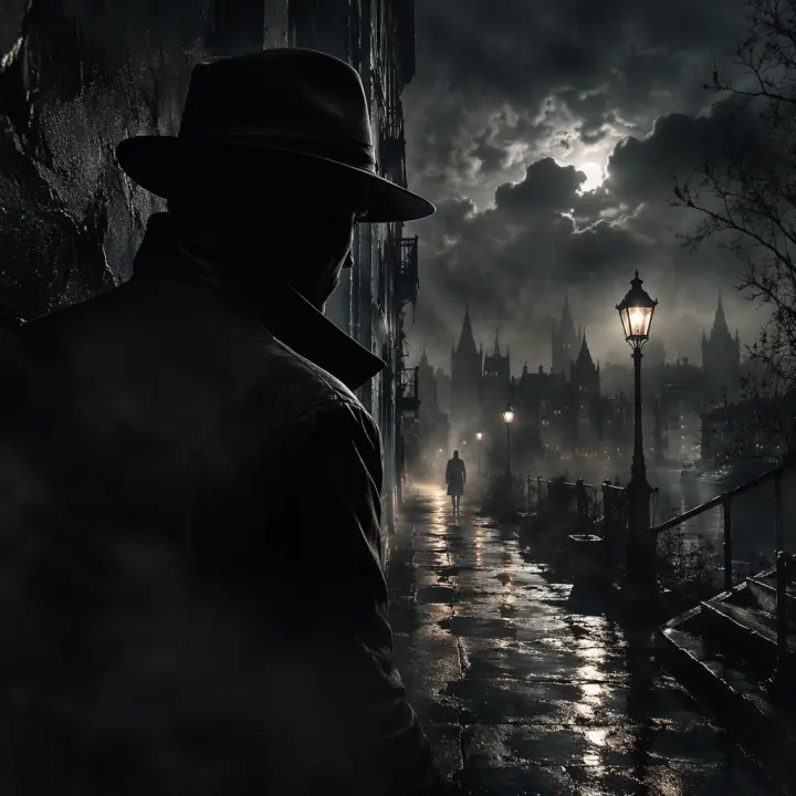 Shadows of the Broken Oath — cinematic dark fantasy key art