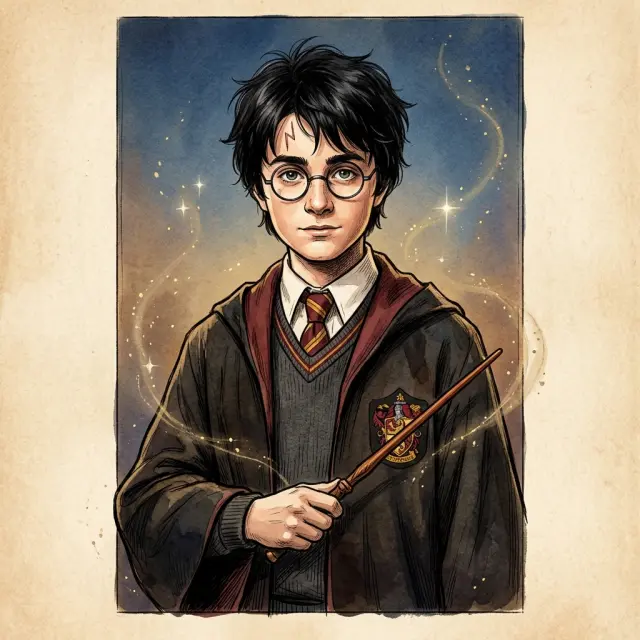 The Choice in the Shadows — world reference art: Severus Snape