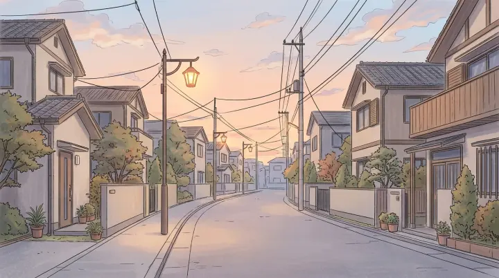 Horimiya — the quiet way home at dusk